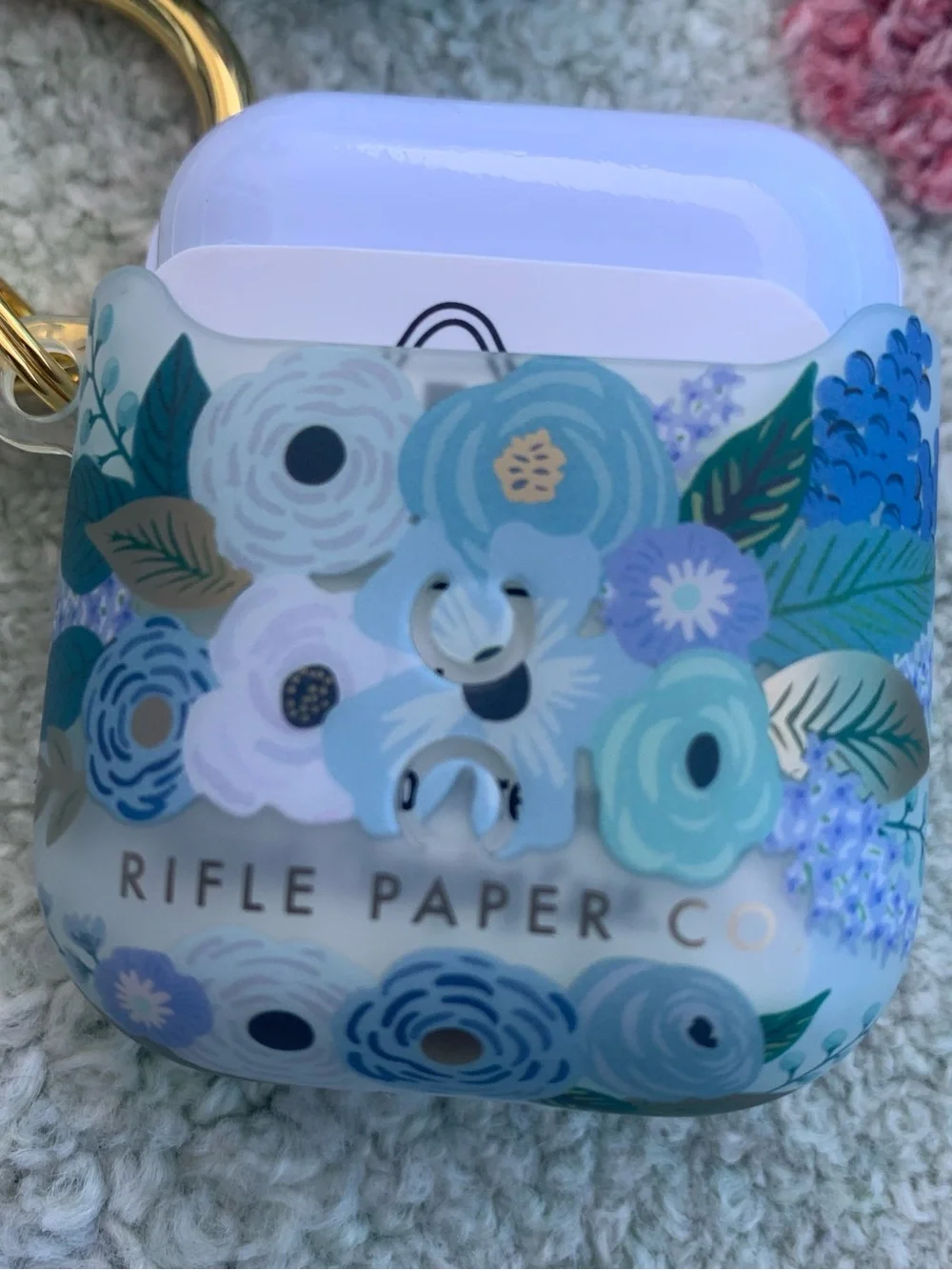 Rifle Paper Co. x Case-Mate AirPods Case – Garden Party Blue Floral
